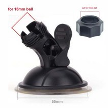 호환용 액션캠 악세사리 플라스틱 흡입 컵 브래킷 고정 베이스 양면 접착 운전 레코더 대시캠 DVR 홀더 3M 스티커, 6.NO6