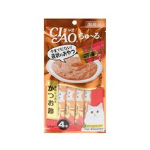 [스토어봄] 이나바 고양이 챠오츄르 가다랑어 가다랑어포 14g 4개입 x3개-이나바, 상세 설명 참조