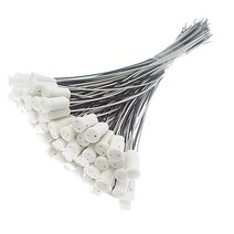 리셉터클 소켓 20pcs-100pcs G4 LED 크리스탈 램프 홀더 화이트 블랙 전구 소켓 10cm, 06 60cm, 01 Black x 20 Pieces