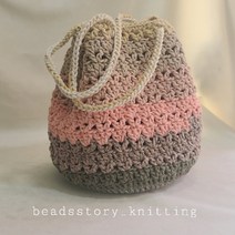 [뜨개DIY] 통통미니백 동영상 코바늘 가방뜨기, pink