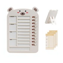 각서 집안일 체크리스트 작업 검사 보드 할 일 목록 자기 양식 일일 플래너 차트, [02] white-B