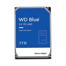 WD BLUE 20EZBX 컴퓨터 PC 업그레이드 2TB HDD /SSD급 빠른속도 내장하드
