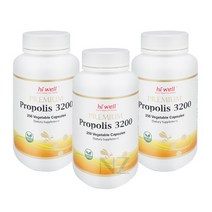 하이웰 프로폴리스 3200mg 250캡슐 3개 뉴질랜드 플라보노이드 함유 베지캡슐