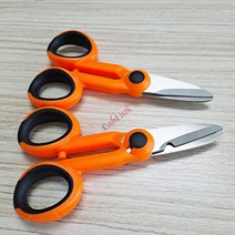 케블라 가위 편안한 섬유 피그테일 점퍼 절단 도구 1-10 개, 04 5pcs
