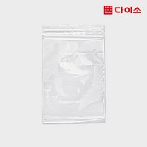 [다이소]PE지퍼백60매(12X8.5 cm)-1016619