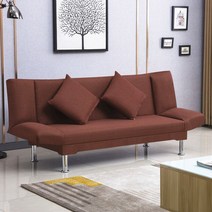 편안한 대기실 소형 업소용쇼파 코너 카페 엔틱 병원 붙박이 미용실 노래방, 3-4인승(1.8m), 브라운