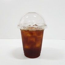 커피바바 92파이 페트 12온스 아이스컵 + 돔뚜껑 100세트, 3세트, 100개입