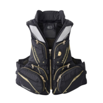 시마노 구명복 VF-111U LTD 블랙 갯바위 낚시 구명조끼, 블랙 XL