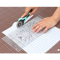 69-976 해피룰러 소잉컷팅자(클라우드)_15X30cm z1, 1개