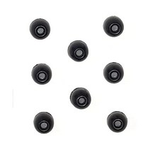 8팩 - 미디엄 슈어 Shure EABKF1-10M(PA910M) 교체용 블랙 폼 이어팁 슬리브 SE215 SE315 SE425 SE535 SE846 SE112 SE115 SE21