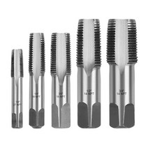 BINOAX 5 PCS NPT 파이프 탭 세트 금속 나사산 1/8 1/4 3/8 1/2 3/4