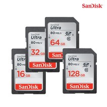 샌디스크 SD카드 CLASS10 울트라 SDUNC 메모리카드, 128GB