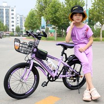 여아 초등 자전거 MTB 산악 도로 아이 어린이 완충, 핑크 22인치(133cm-160cm) 가변기어