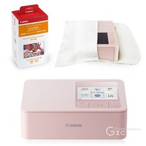 캐논 셀피 CP1500 + 인화지 108매 + 잉크 + 가젠파우치(포켓형), 핑크