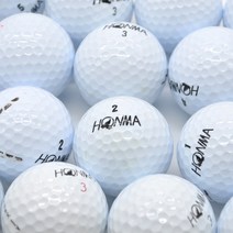혼마 화이트 A- 등급 10개 라운딩용 중고골프공