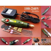 lofty 100-240V 전기 드릴 그라인더 머신 밀 폴란드어 조각 Carve Leathercraft Tool - Edger Creaser Groover Beveler Punch