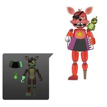 프레디 피자가게 피규어 파이브 나이트 앳 프레디 록스타 폭스, Rockstar Foxy - Glow in the Da