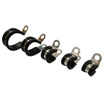 충격흡수 난연방지 고무클램프 고정용 스텐 P 클립_1P, J22MM