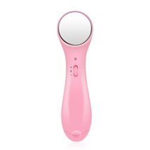 고주파 치료기 온열 초음파 미세 전류 마사지 가정용 전기 안티 징 머신 페이셜 뷰티 디바이스 이온 페이스 클리너 주름 제거 스킨 리프트, 분홍색