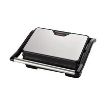 750W 가정용 미니 스테이크 기계 햄버거 튀긴 계란 전기 샌드위치 메이커 비 스틱 표면 그릴 토스터 EU 플, 01 Black_03 UK
