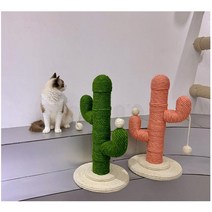선인장 캣타워 고양이 스크래쳐 장난감 고양이캣타워 캣트럴파크 선인장캣타워 등반 원목 캣, G 사진참고