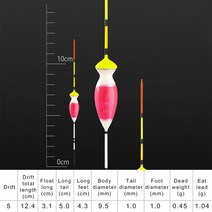 빙어낚시 견지낚시 얼음낚시 낚시찌 솜씨 담수 플로터 낚시 찌 액세서리 새우 그룹 얼음, 14 I