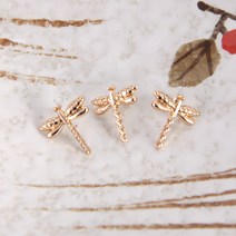 [아재리노] DW-잠자리 뱃지 배지 넥타이핀 브로치 패치 와펜 행거치프