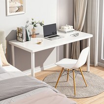 중학생책상 책상세트 컴퓨터테이블 어린이 노트북 중고등, 올 화이트 싱글 테이블