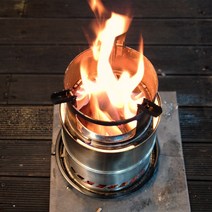 스페이스원 우드 스토브 화로대 캠핑 로켓 난로 불멍, 펠렛2kg