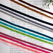 총각원단) 뉴벨벳리본테이프]6mm-12color (1388125) c3, 청록