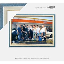 500피스 직소퍼즐 BTS 방탄소년단 Butter2 DW749413, 액자세트, 퍼즐+수지블루