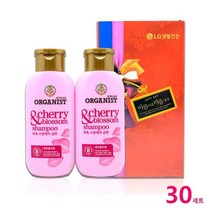 오가니스트 체리블라썸 샴푸 200ml 2개 선물_30세트 -인증