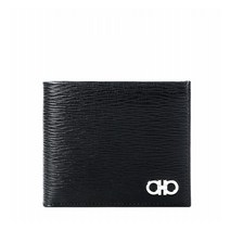 페라가모 21FW 남성 간치니 반지갑 (I_66 A065 NERO 0685987)