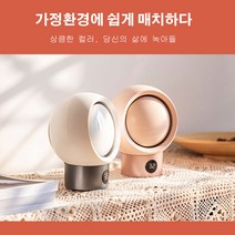 ZJOOHT 미니 테이블 온풍기 PTC 발열 현물 발송, 흰색