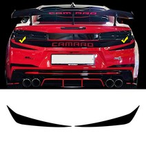 [AM] 카마로SS 리어범퍼 사이드 포인트 데칼스티커, 무광포지드카본