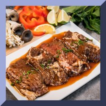 명품축산물 수제 돼지갈비양념 목살1+1 600g, 수제돼지갈비 양념 목살 1+1 600g, 2개