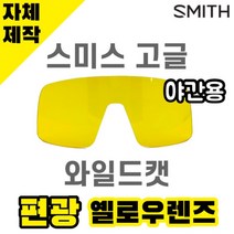 자체제작 스미스 고글 교체 렌즈 와일드캣 편광 옐로우 라이딩 야외스포츠 테니스 바이크, 렌즈만 발송됩니다. (테는 미포함), (편광)실버미러, 주문 후 교환 환/불 취소가 불가능합니다.