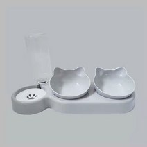 고양이 강아지 자율배식 자동급식기 애완 동물 고양이 그릇 자동 공급기 물 디스펜서 개 먹이 마시는 스탠, 12 1
