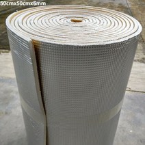 셀프장판 바닥 붙이는 두꺼운 비닐 장판 5050cm 알루미늄 호일 면 자동차 단열 필름, 50cmx50cmx6mm