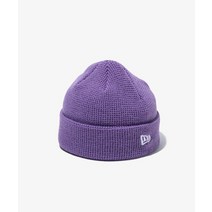 [국내 매장판] 뉴에라 와플 니트 숏 비니 라벤더 KNIT WAFFLE SHORT LAV 370696