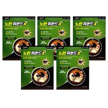 대길 노런쥐본드A 20매입 x 5통 총100매 쥐트랩 쥐끈끈이, 20개입, 5개