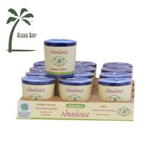 (12개 보티브 세트) 알로하베이 7차크라캔들 프로텍션 (팜왁스 에센셜오일 캔들), 단품, 무향