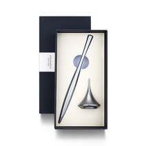 무중력 펜 움직이는 특이한펜 고급 선물용 시그니처 볼펜 금속 사무실, 0.7mm, 다크 그레이