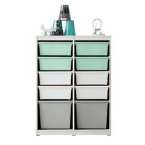 한샘 샘키즈 수납장 870 블라썸 민트, B형 (몸통)크림화이트/(박스)하프민트(B)