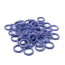 실내 튜닝100PCS 자동차 부품 연료 인젝터 수리 인감 캡 키트 플라스틱 와셔 씰 32001 For Toyota, 보라색
