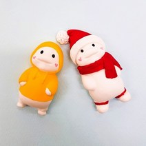 수제몰드 산타 후드 지방이(2D)(선택), 산타모자지방이