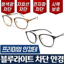 블루라이트 청색광 차단 안경 더블도트 동글이 안경테블루라이트차단 청색광차단 전자파차단 남자안경테 뿔테안경 동글이안경 스틸프레임 패션안경