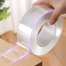 방수재 외벽 침투성 뿌리는 바르는 셀프 투명 나노 테이프 양면 접착 벽 스티커 방수 재사용 가능한 욕실 용품 홈, 20mm, 9피트(3m), 1mm