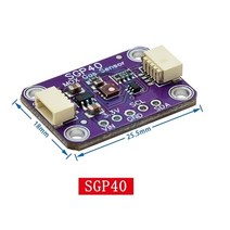 복합가스측정기 gy-sgp30 sgp40 sgp41 센서 모듈 다중 픽셀 센서 tvoceco2 공기 품질 포름알데히드 이산화탄소 테스터, sgp40 보라색