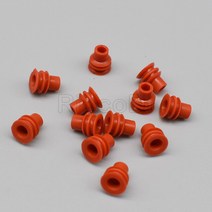 타이코 .5 시리즈용 슈퍼 방수 실리콘 와이어 씰 고무 빨간색 파란색 00-000 개 28934-2, 0 빨간_04 000Pcs